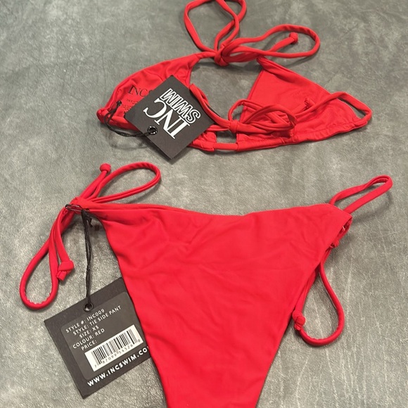 INC Red Bikini - Picture 3 of 4